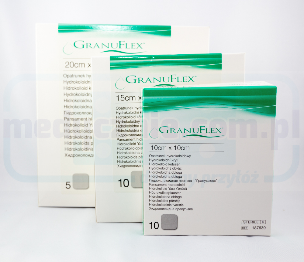 Гідроколоїдна пов'язка Granuflex 10*10см 1шт